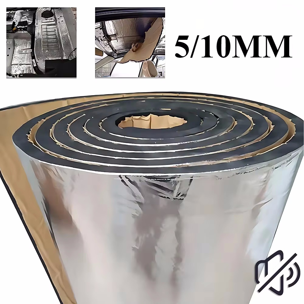Aluminum Foil Heavy Duty - 5/10mm Auto-Schalldämmungsmatte Geräuschdämpfung Wärmeisolierung Geräuschdämmungsmatte Motorhaube