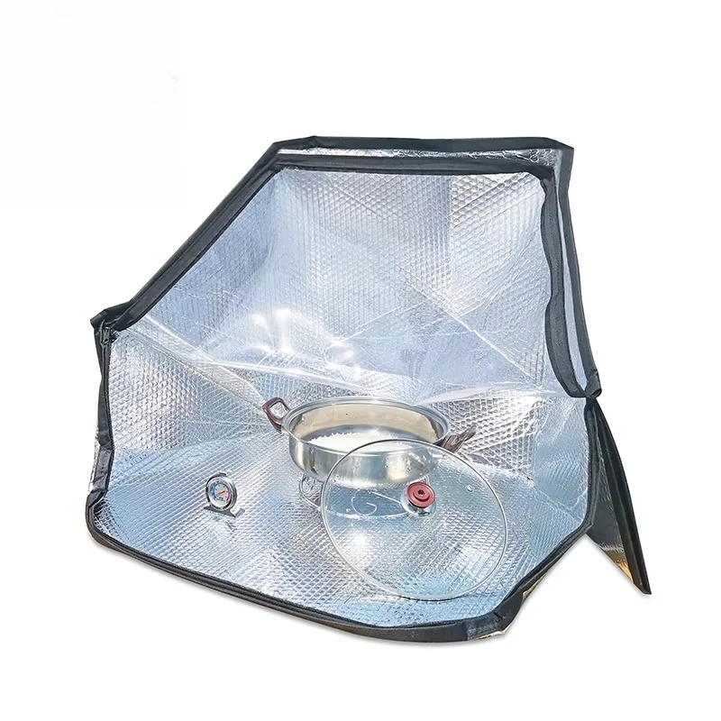 Solar Oven Camp - Kohlenstoffarme Umweltschutz-Solarofen, einfacher Camping-Solarofen für gebackene