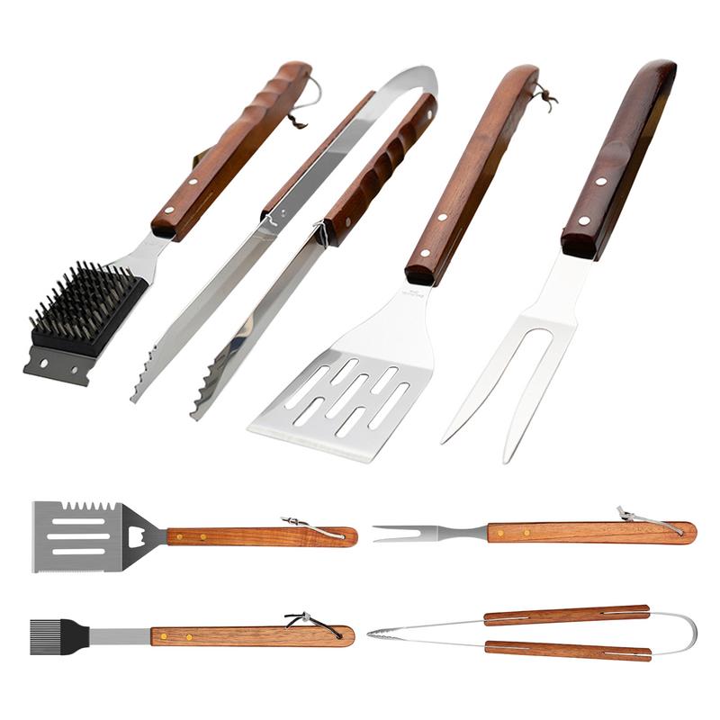 Camping Cooking Set Jetboil - 4PCS Grill Utensilien Set Edelstahl Heavy