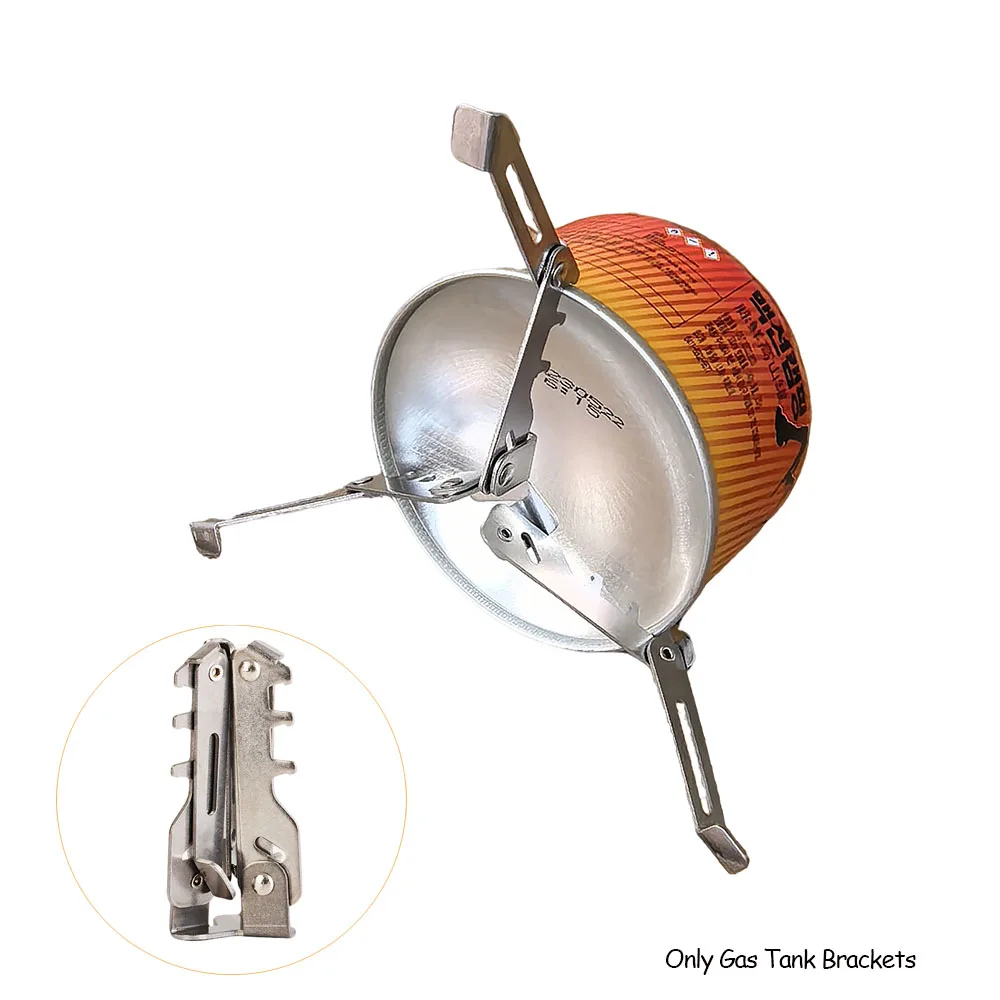 Camping Cooking Tripod - Tragbarer, zusammenklappbarer Gasflaschenhalter, Dreibeinstativ für Campingkocher,
