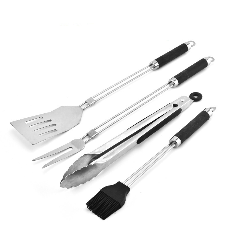 4-teiliges BBQ-Werkzeugset Gri – Camping Cooking Set Non Stick Bewertung und Preis
