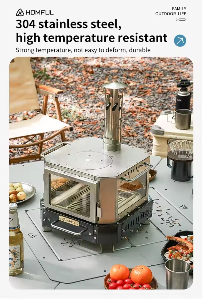 HOMFUL Tragbarer Holzofen für  – Camping Cooking Gadgets Bewertung und Preis
