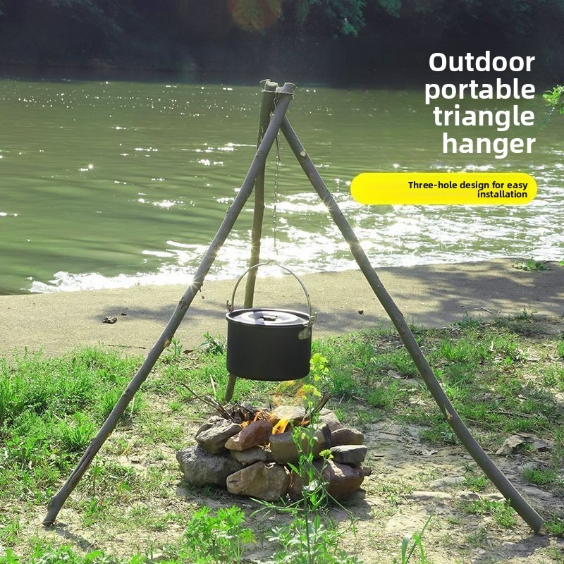 Outdoor BBQ Dreibein-Gestell T – Camping Cooking Tripod Bewertung und Preis