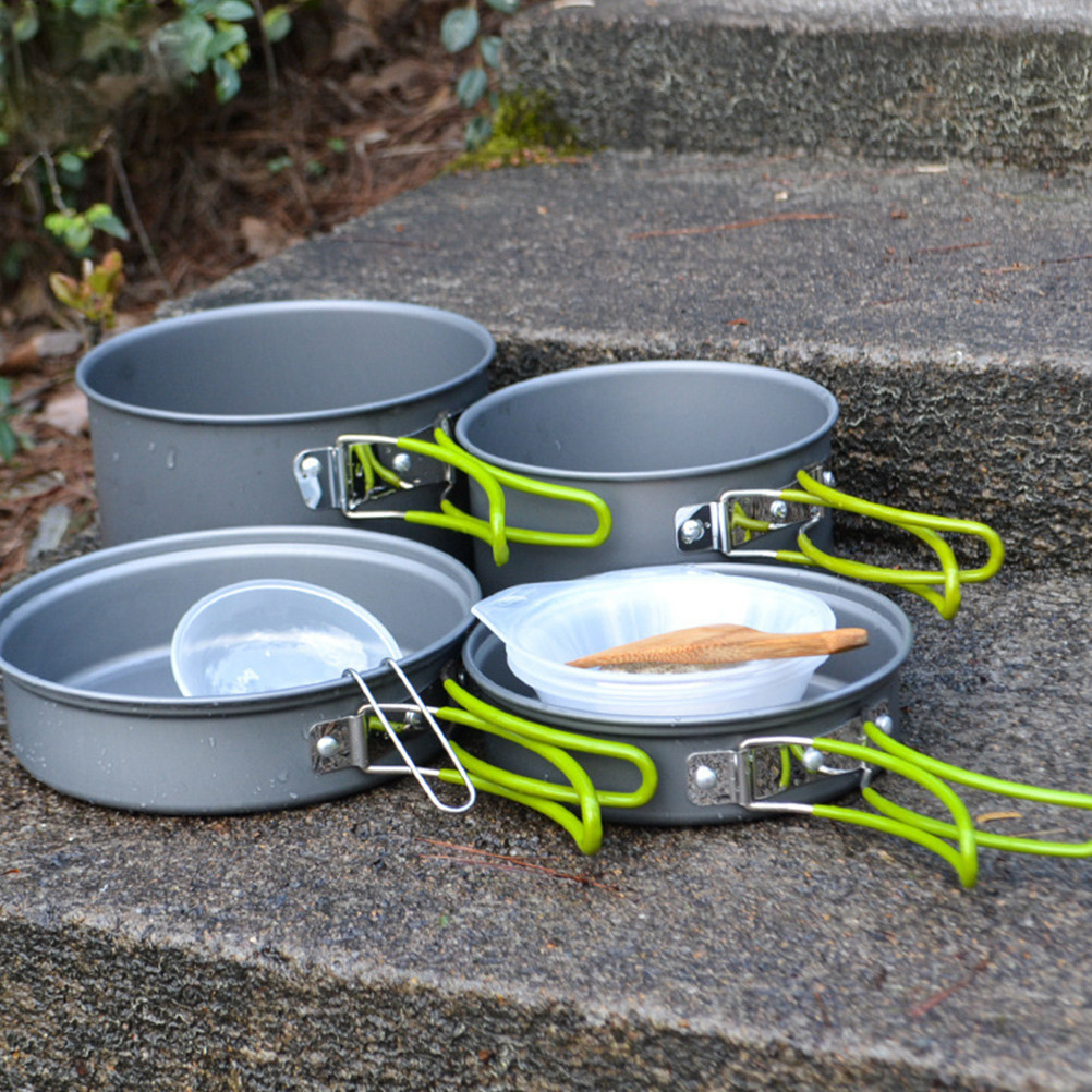 1 Set Outdoor-Camping-Kochgesc – Camping Cooking Pots And Pans Set Bewertung und Preis