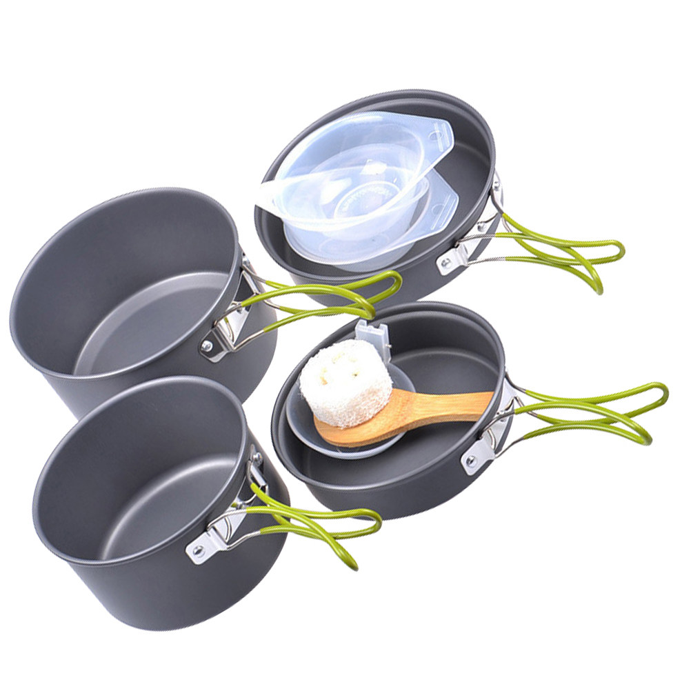 1 Set Outdoor-Camping-Kochgesc – Camping Cooking Pots And Pans Set Bewertung und Preis
