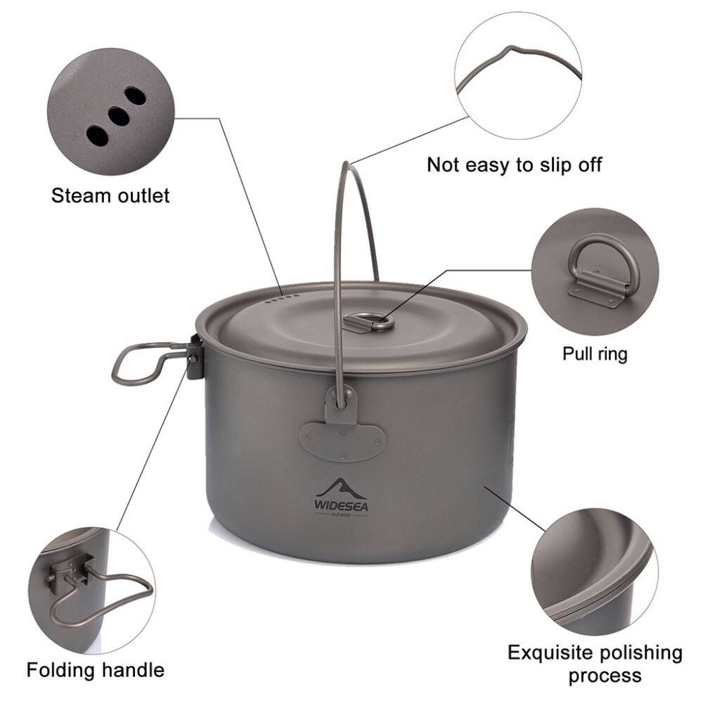 Wideea Camping Geschirr Titan  – Camping Cooking Gadgets Bewertung und Preis