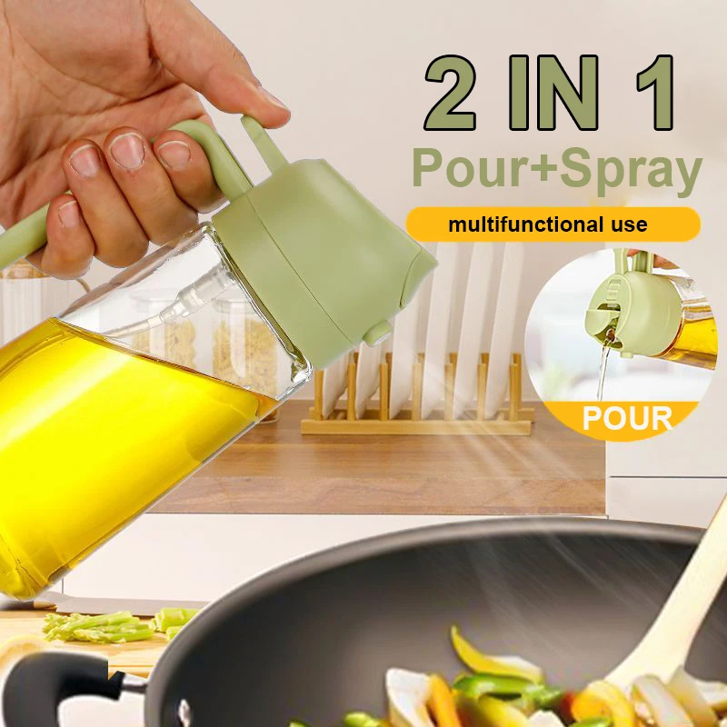 2-in-1-Gießspray-Sprühgerät, K – Camping Cooking Oil Bottle Bewertung und Preis