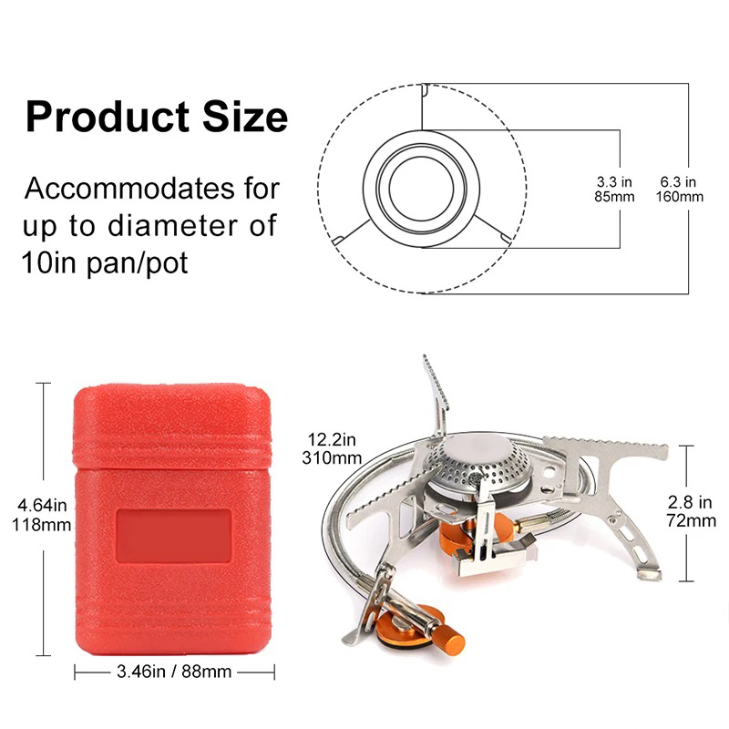 Camping Gasherd Tragbare Falte – Camping Cooking Gadgets Bewertung und Preis