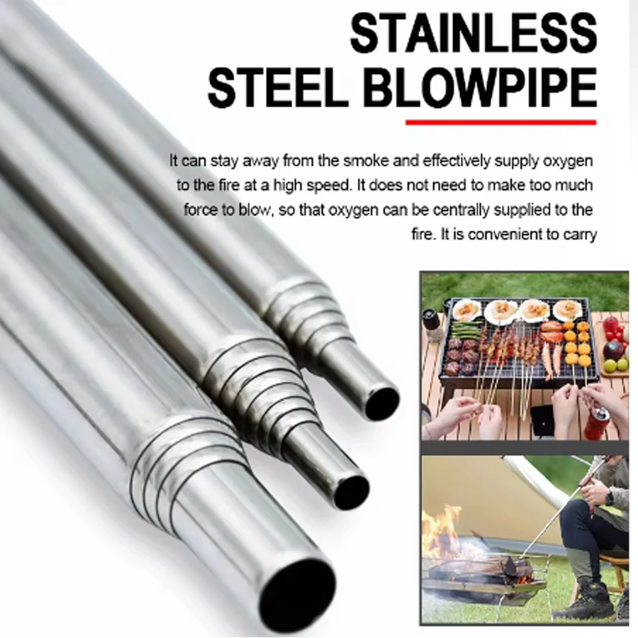Edelstahl-Blasrohr, Taschenbal – Camping Cooking Gadgets Bewertung und Preis