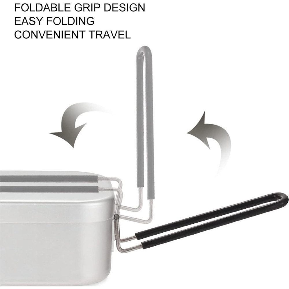 800ML Aluminium Mittagessen Bo – Camping Cooking Handle Bewertung und Preis