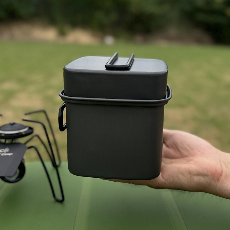2-in-1-Kochgeschirr-Set aus Al – Camping Cooking Pots And Pans Set Bewertung und Preis