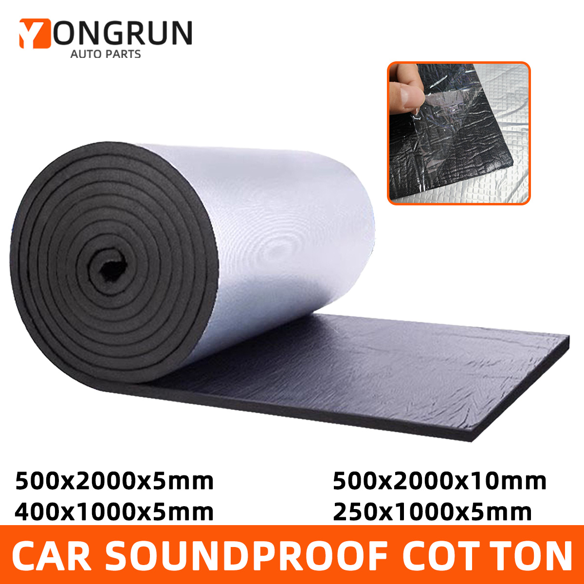 YONGRUN 1PC Auto Schalldämmung – Aluminum Foil Heavy Duty Bewertung und Preis