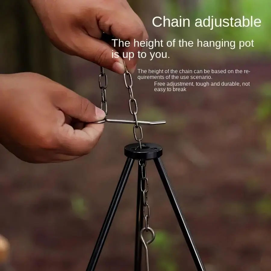Großer Outdoor-Feuerständer, t – Camping Cooking Tripod Bewertung und Preis