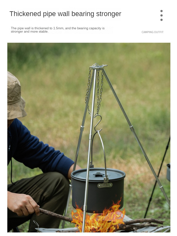 Camping Lagerfeuer Stativ trag – Camping Cooking Tripod Bewertung und Preis