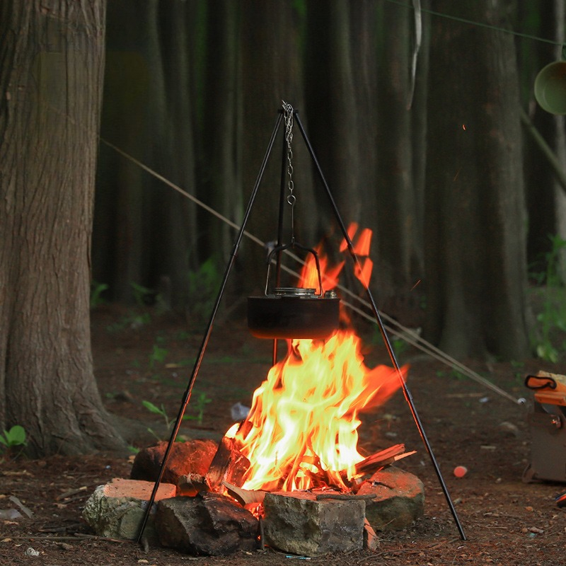 Tragbares Outdoor-Kochstativ D – Camping Cooking Tripod Bewertung und Preis