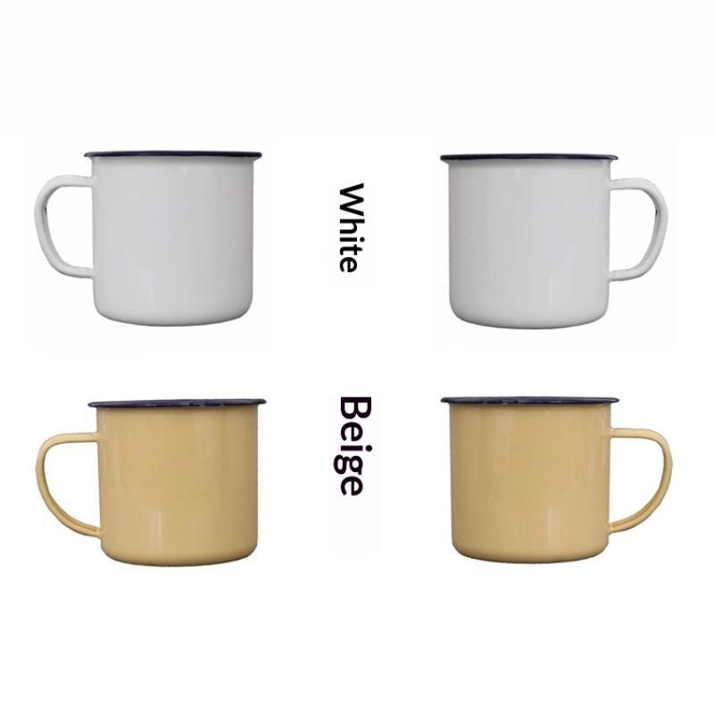 Emaille-Trinkbecher in verschi – Camping Cooking Pot Bewertung und Preis