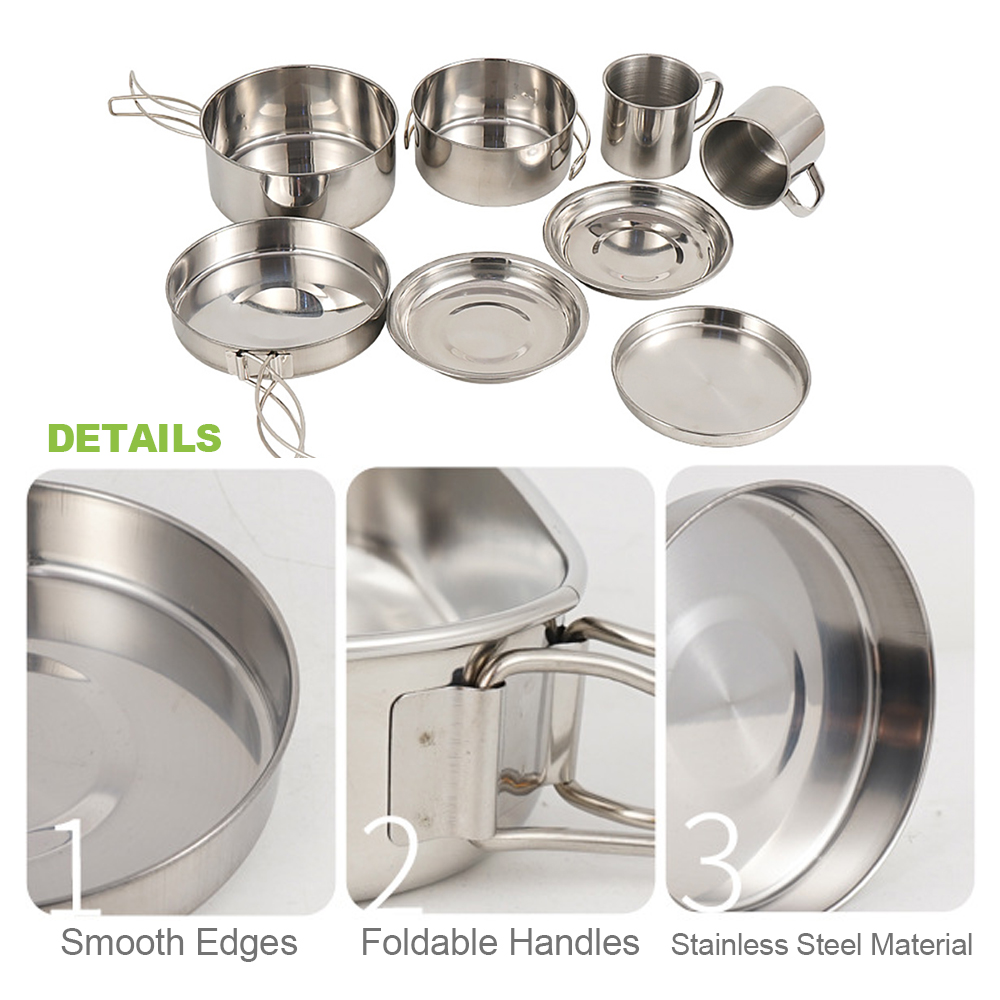 Camping-Kochgeschirr-Mess-Set, – Camping Cooking Hot Plate Bewertung und Preis
