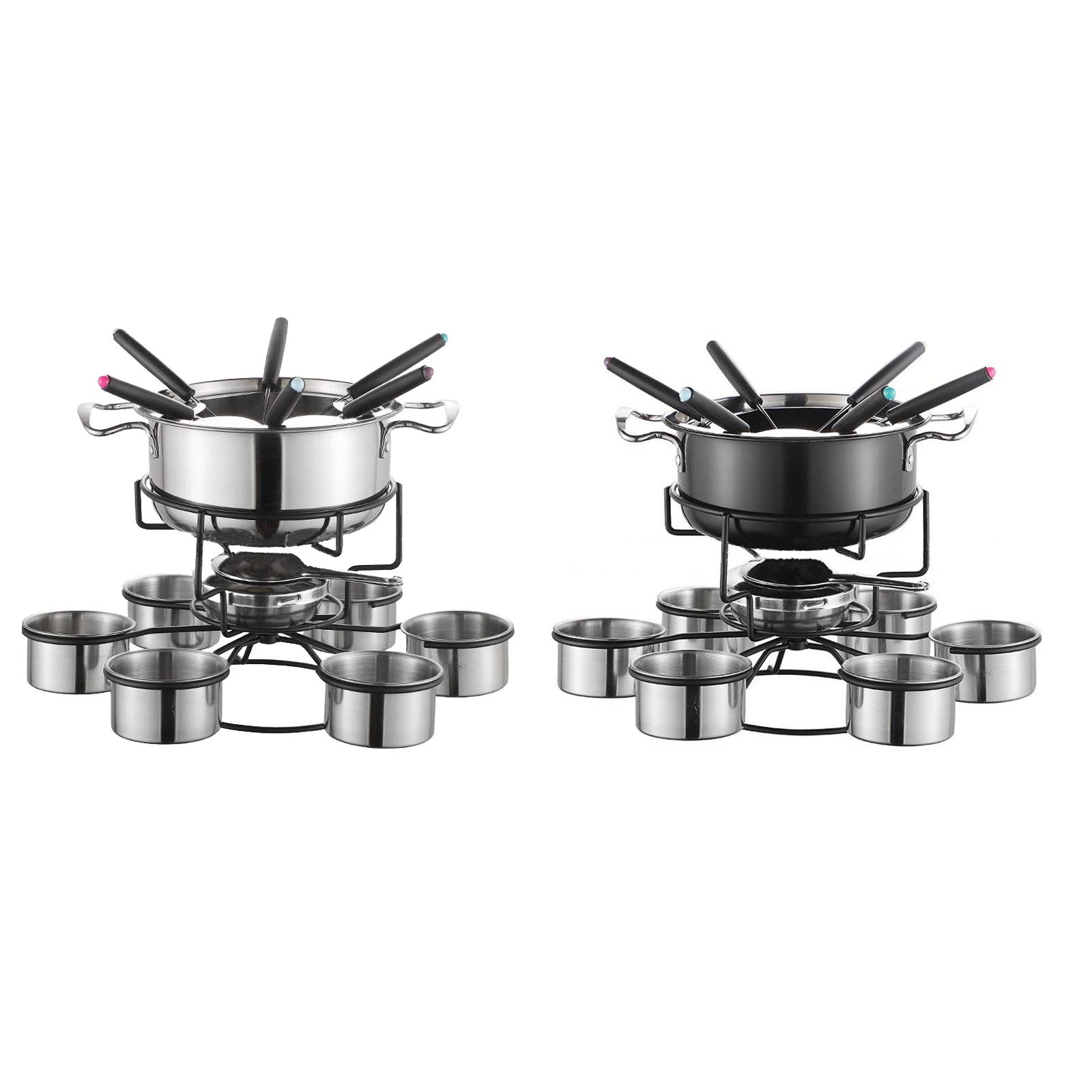Fondue-Topf-Set, Kochherd, ver – Camping Cooking Pot Bewertung und Preis