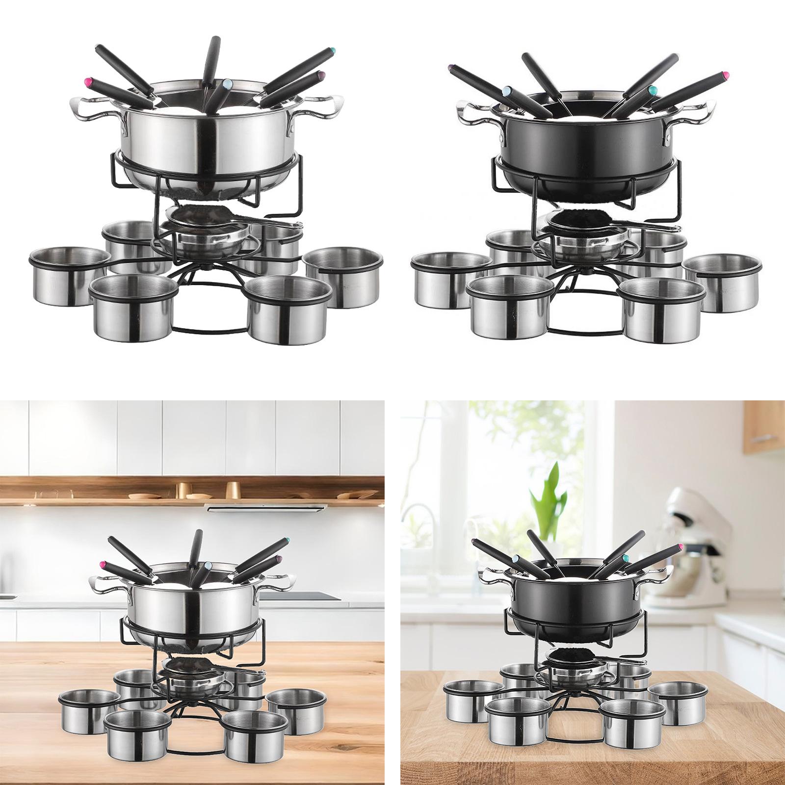 Fondue-Topf-Set, Kochherd, ver – Camping Cooking Pot Bewertung und Preis