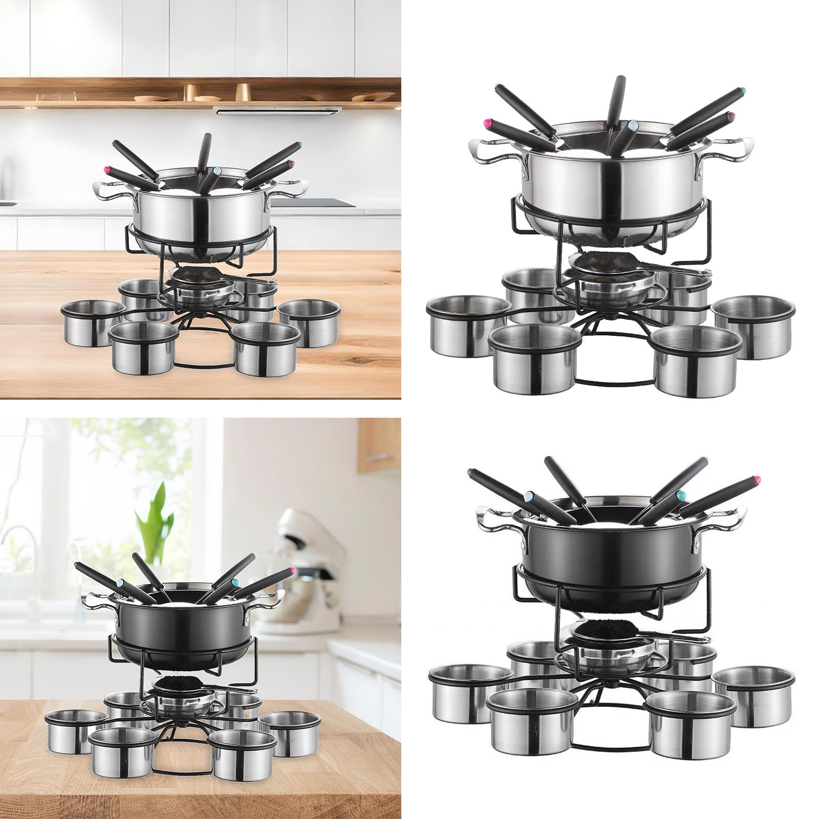 Fondue-Topf-Set, Kochherd, ver – Camping Cooking Pot Bewertung und Preis