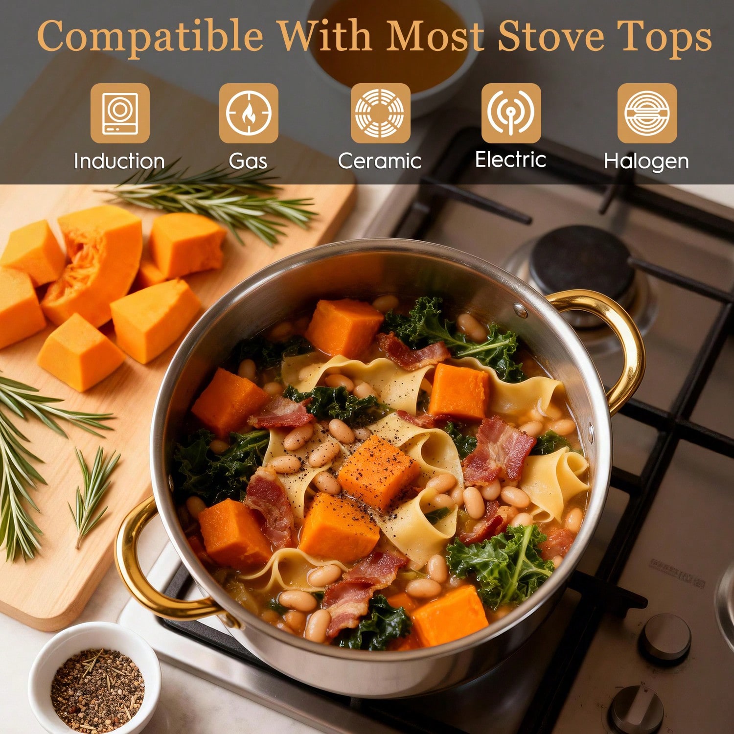 Edelstahl-Topfset, modernes Lu – Camping Cooking Pan Set Bewertung und Preis
