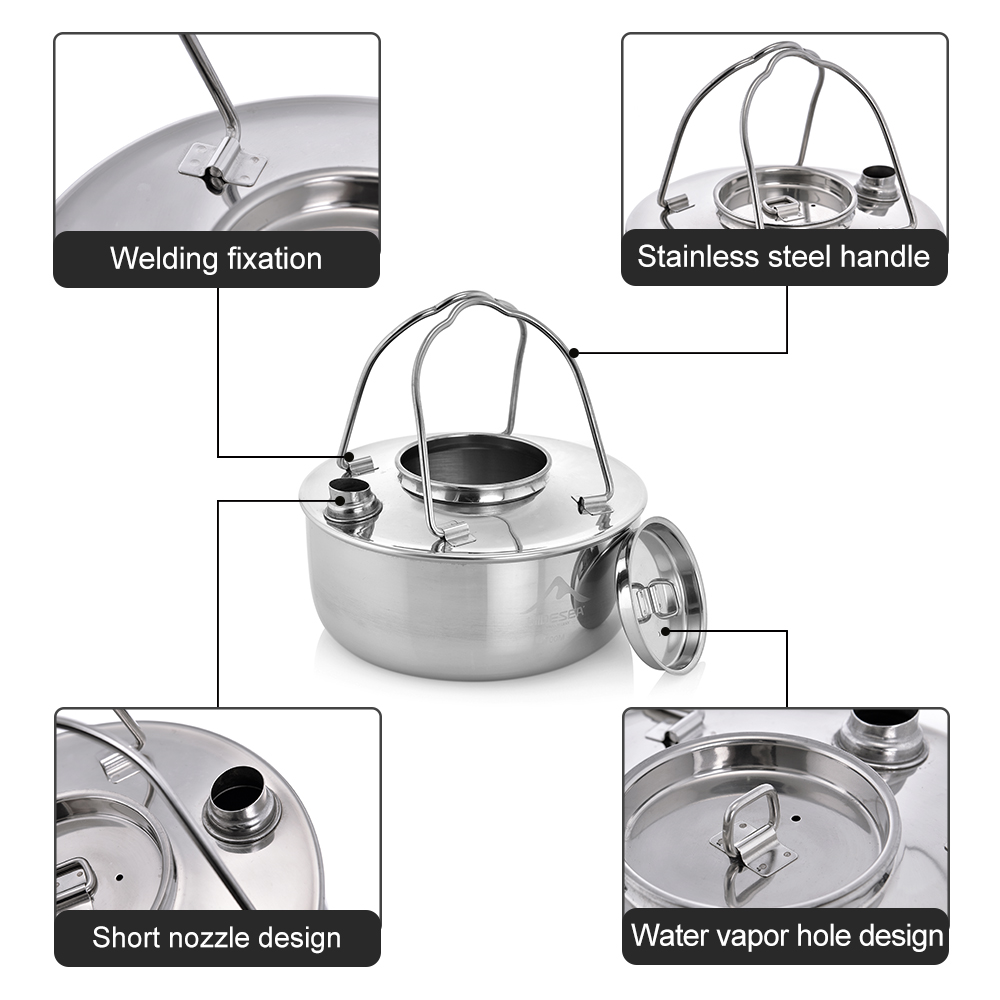 Wideea Camping Outdoor 2.0l ss – Camping Cooking Unit Bewertung und Preis