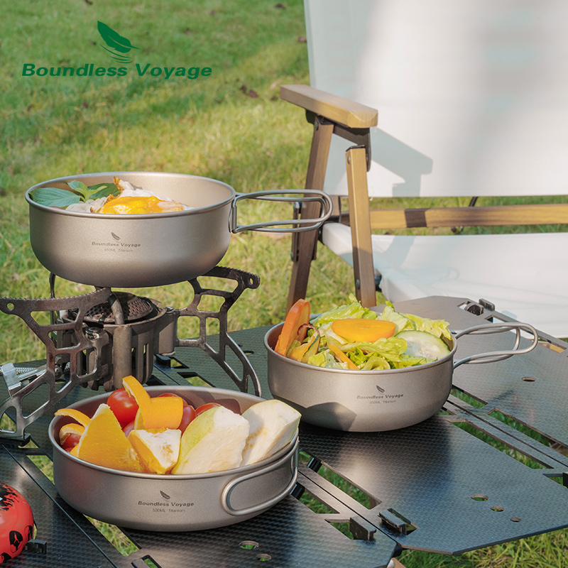 Boundless Voyage Titan-Camping – Camping Cooking Pots And Pans Set Bewertung und Preis