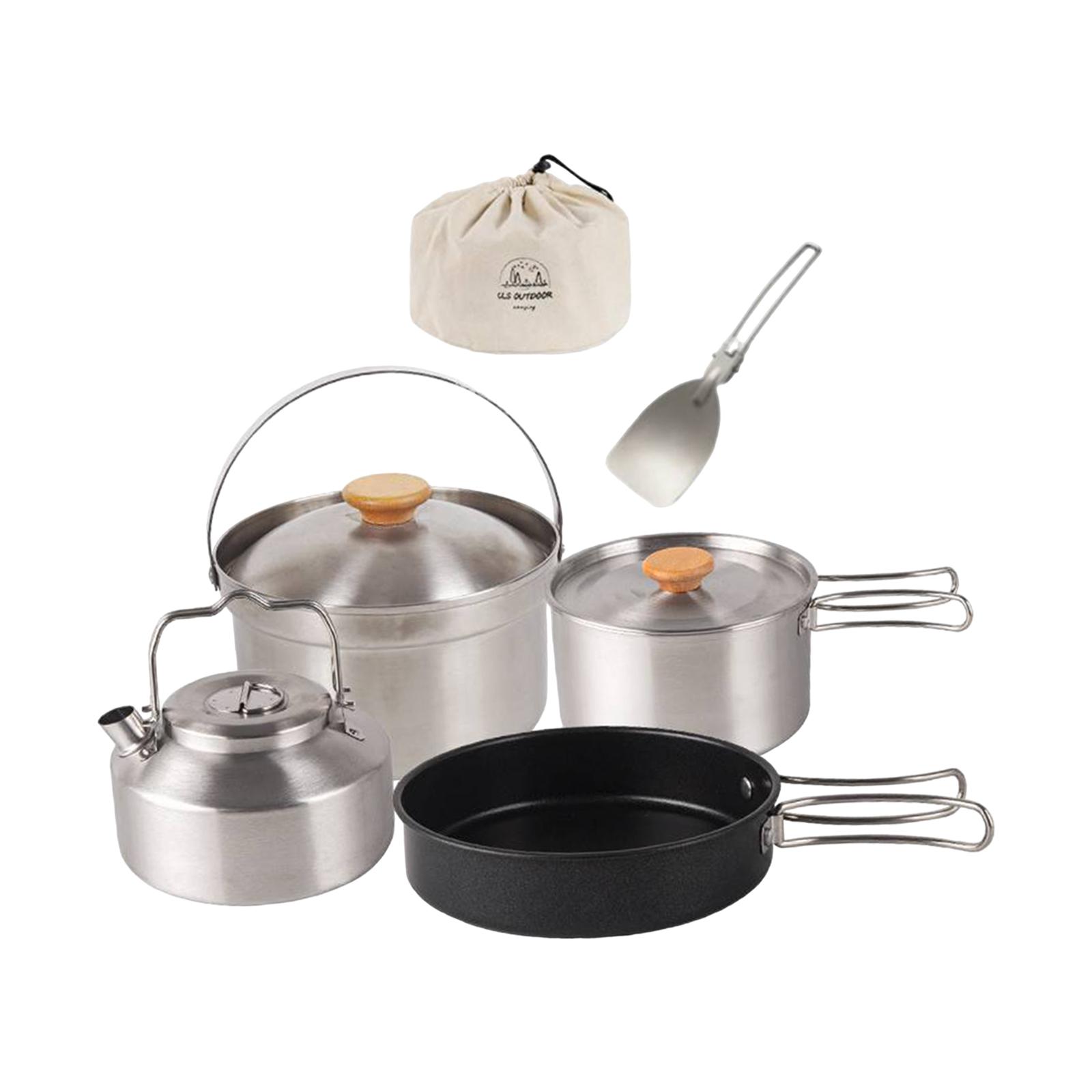 Camping-Kochgeschirr-Set mit A – Camping Cooking Set Non Stick Bewertung und Preis