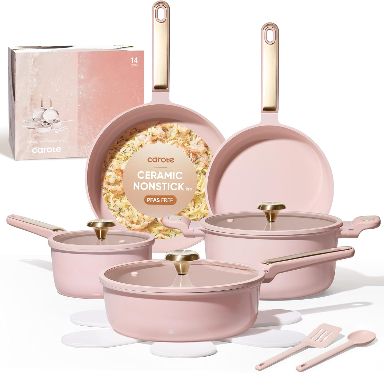 Antihaft-Keramik-Kochgeschirr- – Camping Cooking Pots And Pans Set Bewertung und Preis
