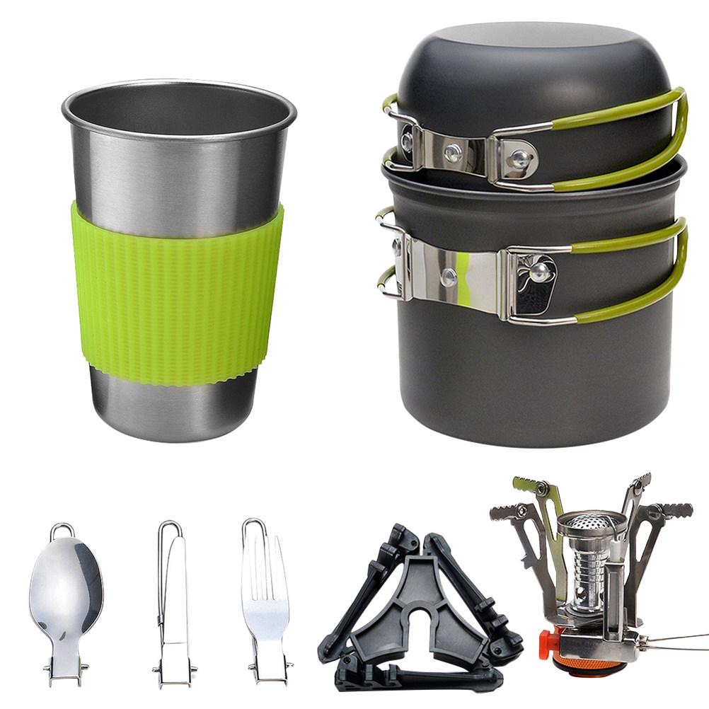 Outdoor-Camping-Kochgeschirr-S – Camping Cooking Pots And Pans Set Bewertung und Preis